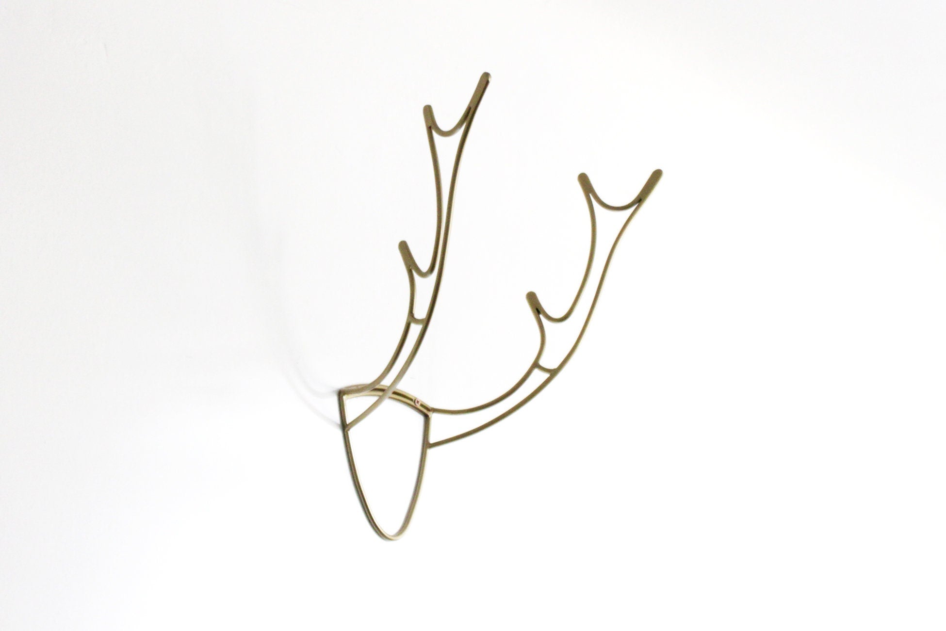 Deer Antler Bike Rack: Handmade Steel Bike Hanger