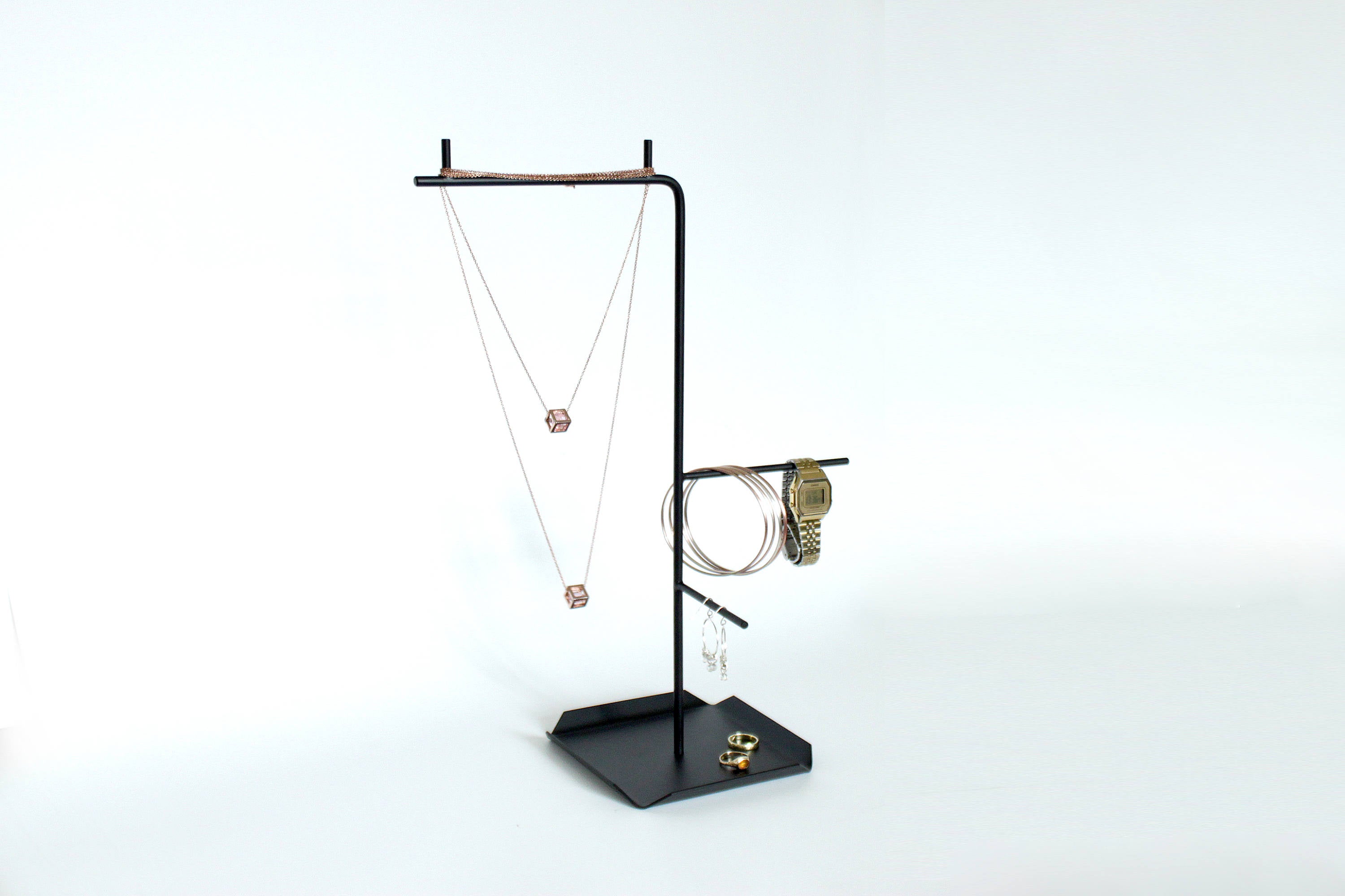 Metal Jewellery organizer - display - metal cube tray for tiny accessories