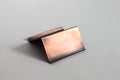 Oxidized Copper Desk Business Card Holder