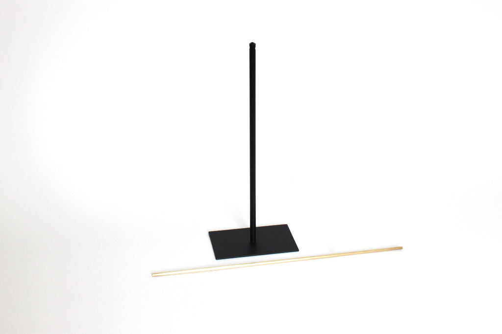 Large convertible Necklace Jewellery Stand with a brass, copper or stainless steel top bar
