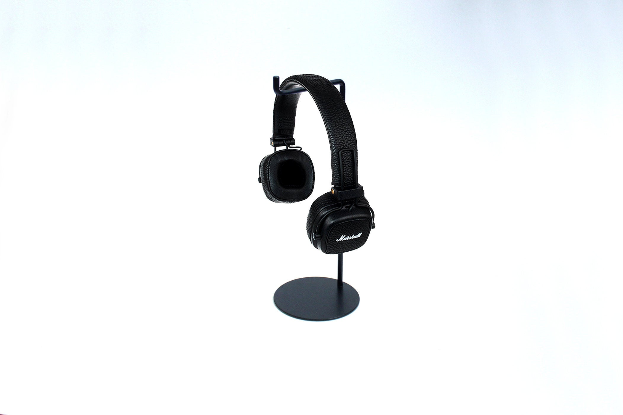 Minimalist Steel Headphone Stand: Desk Organizer