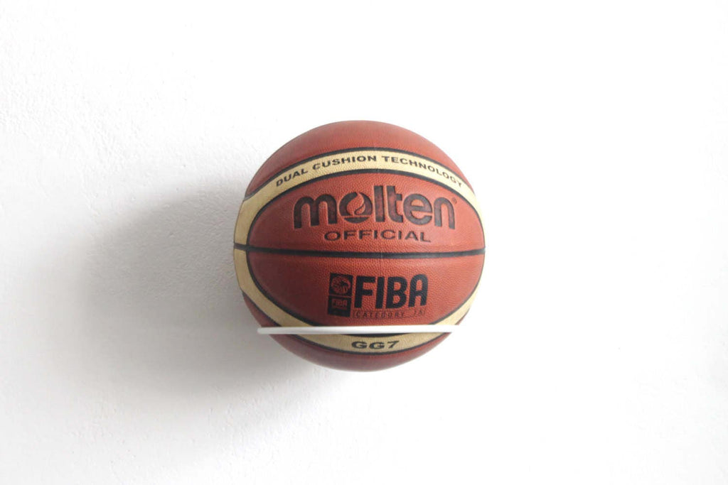 Wall Mount Metal Ball Holder: Sports Ball Display Rack