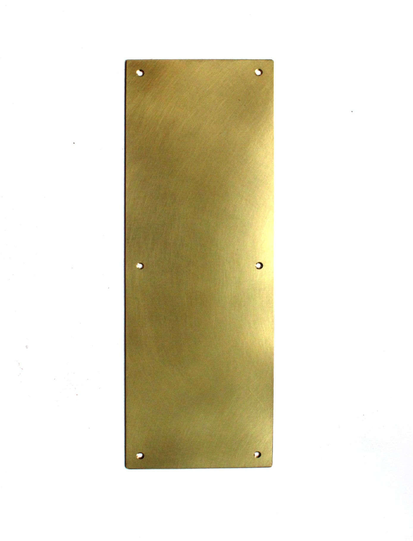Matte Brass Push Plate: Custom Sizes Available