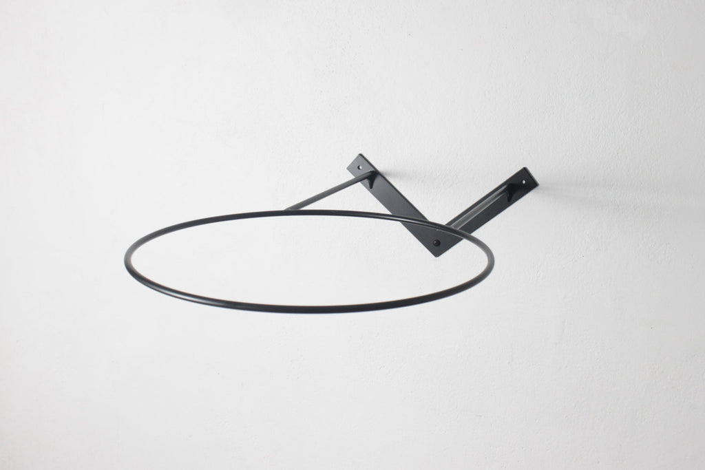 XL Yoga Ball Holder: Wall Mount Metal Rack (up to 85cm)