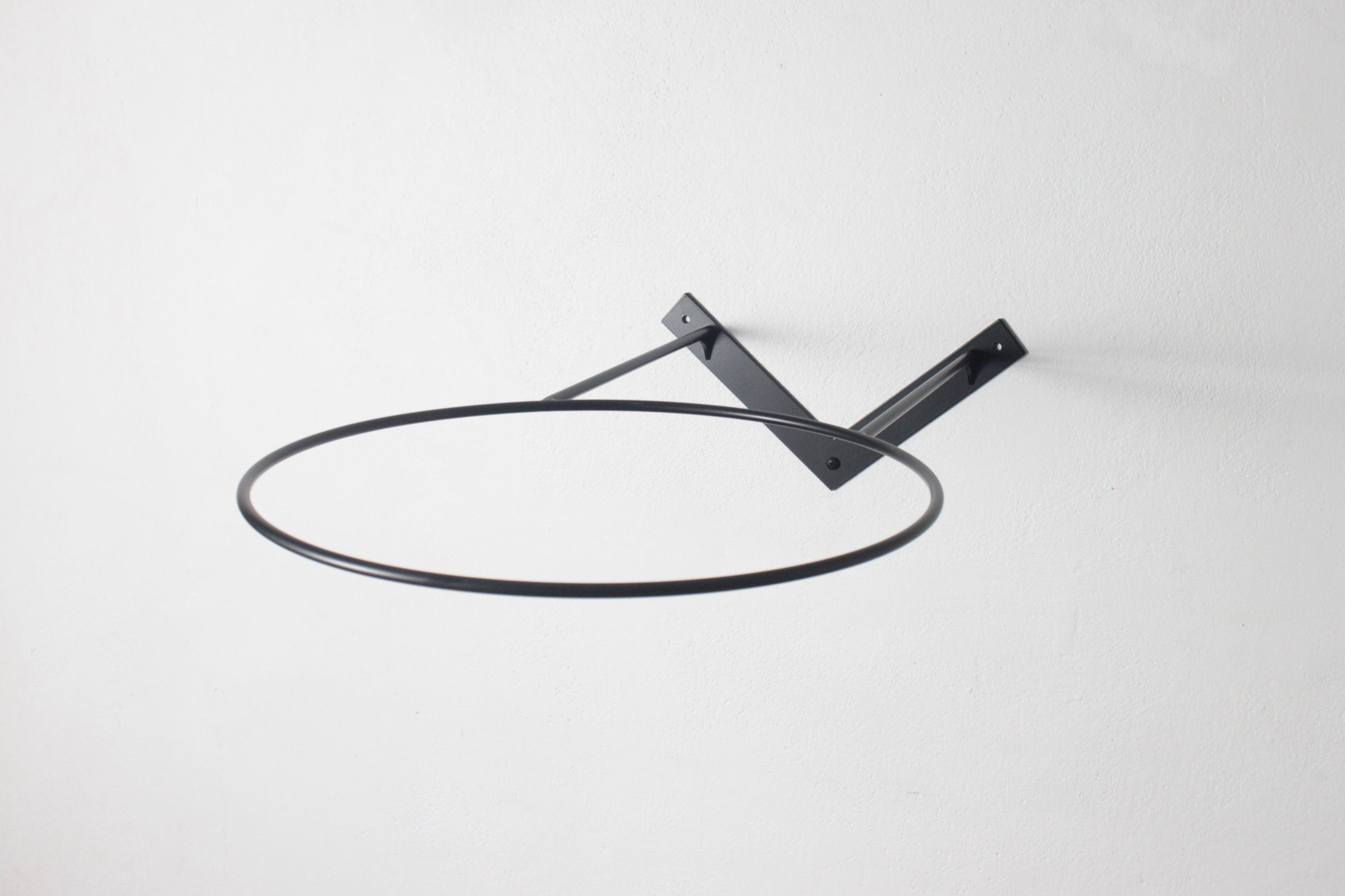 XL Yoga Ball Holder: Wall Mount Metal Rack (up to 85cm)