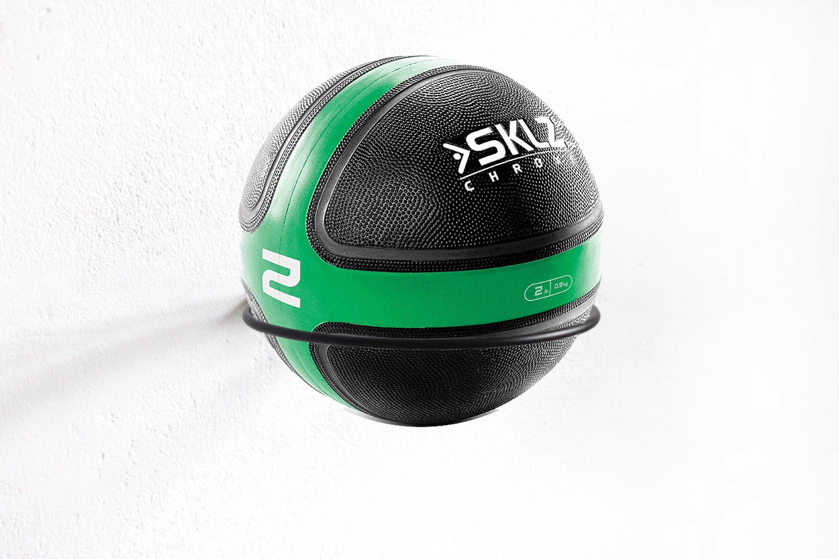 Metal Medicine Ball Wall Holder: Garage Sports Ball Rack