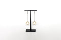 Long earring hanging display stand welded and black colored - jewellery accessories holder