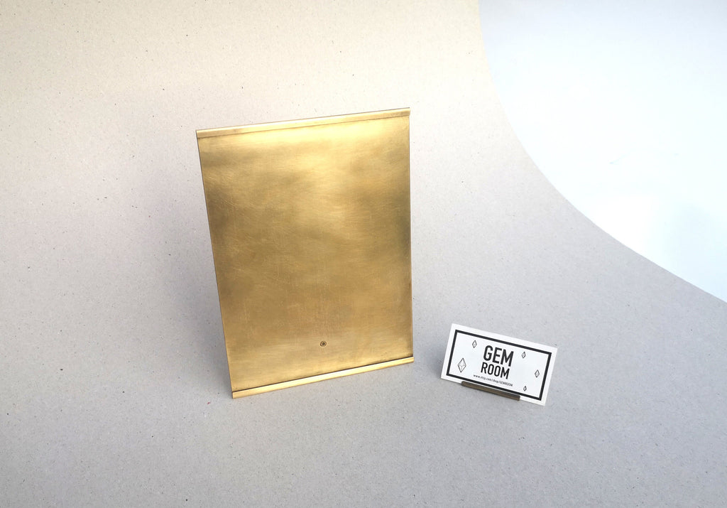A5 Brass Desk Stand: Menu, Pricing, Information Holder