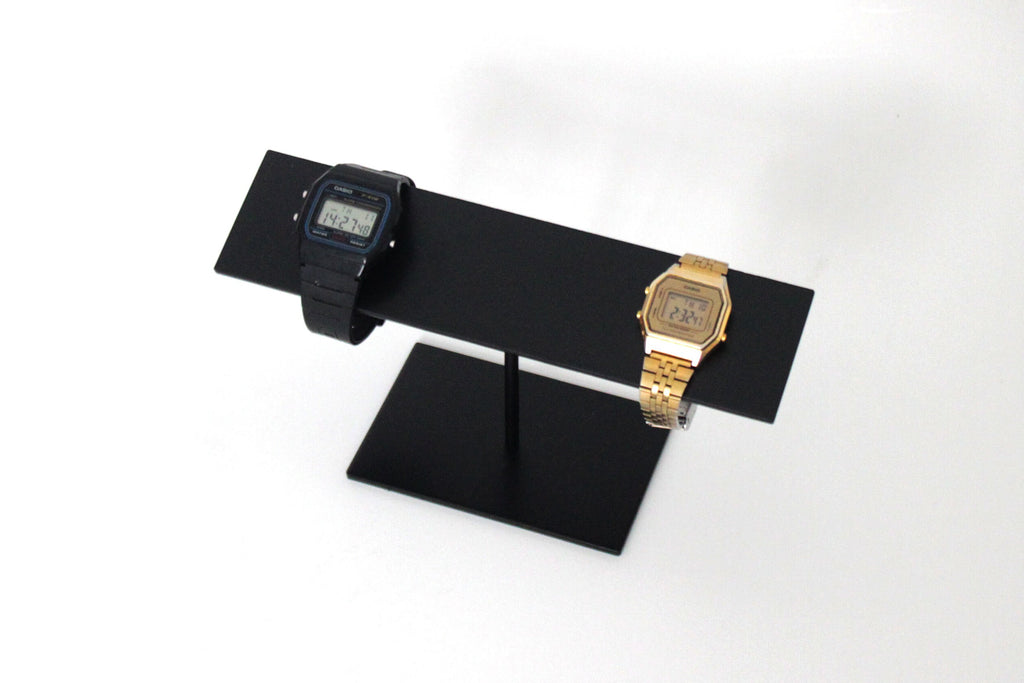 Steel Jewelry Stand: Bracelet & Watch Display