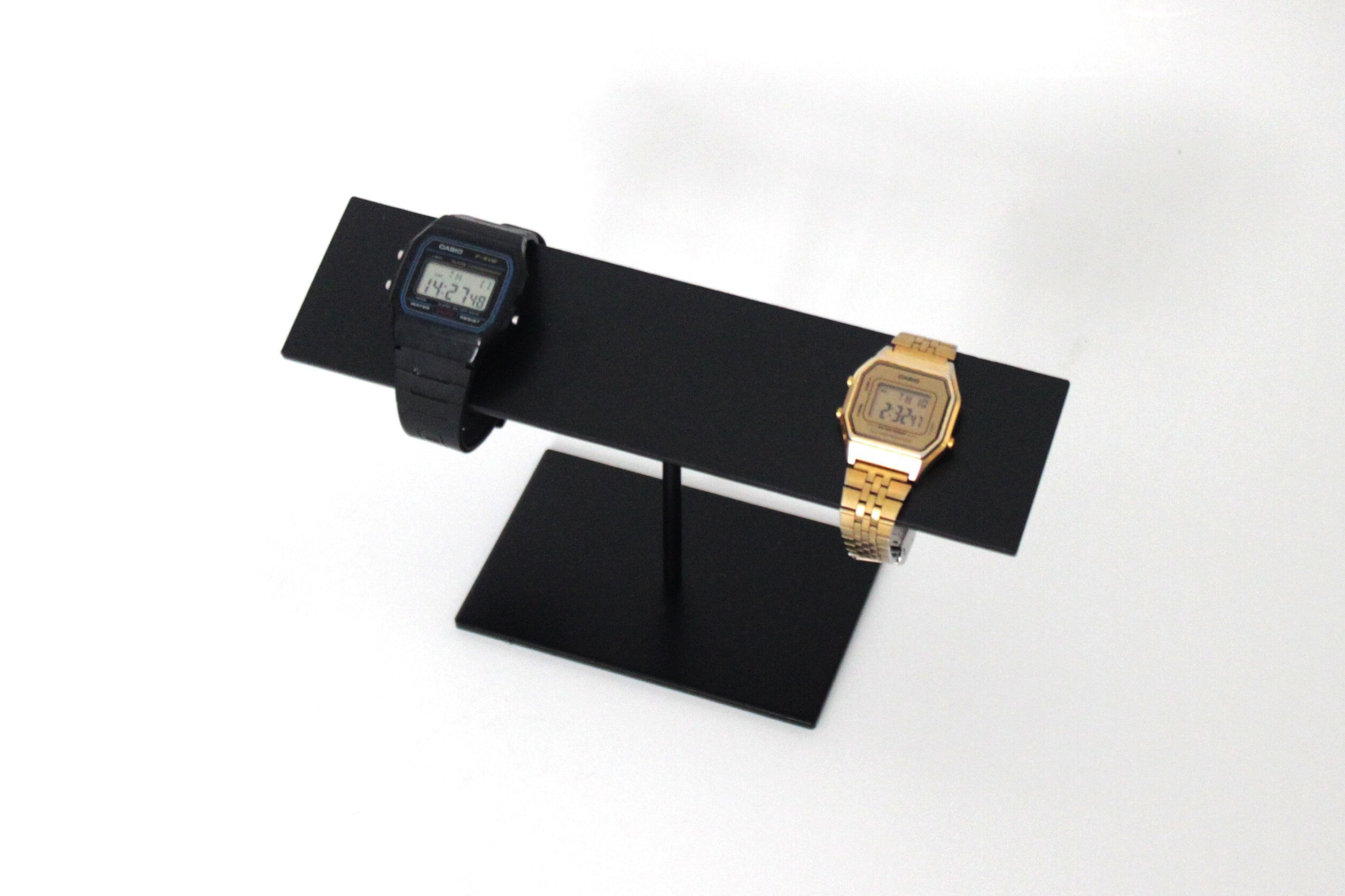 Steel Jewelry Stand: Bracelet & Watch Display