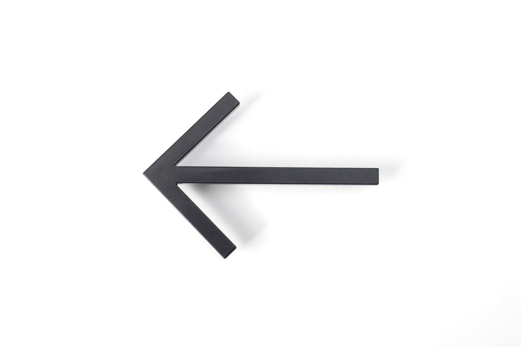 Metal Arrow Wall Decor: Modern Directional Sign