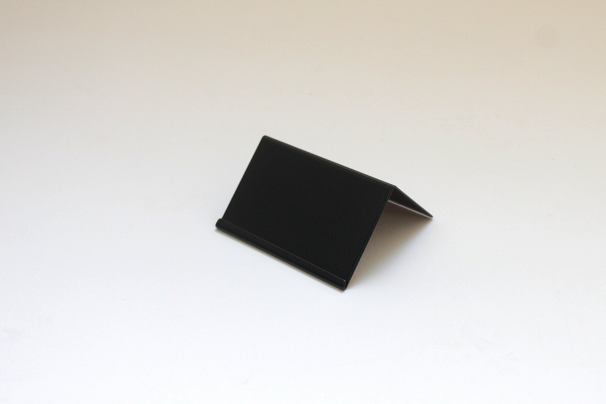 Modern Metal Price Tag Holder: Powder Coated Display Stand
