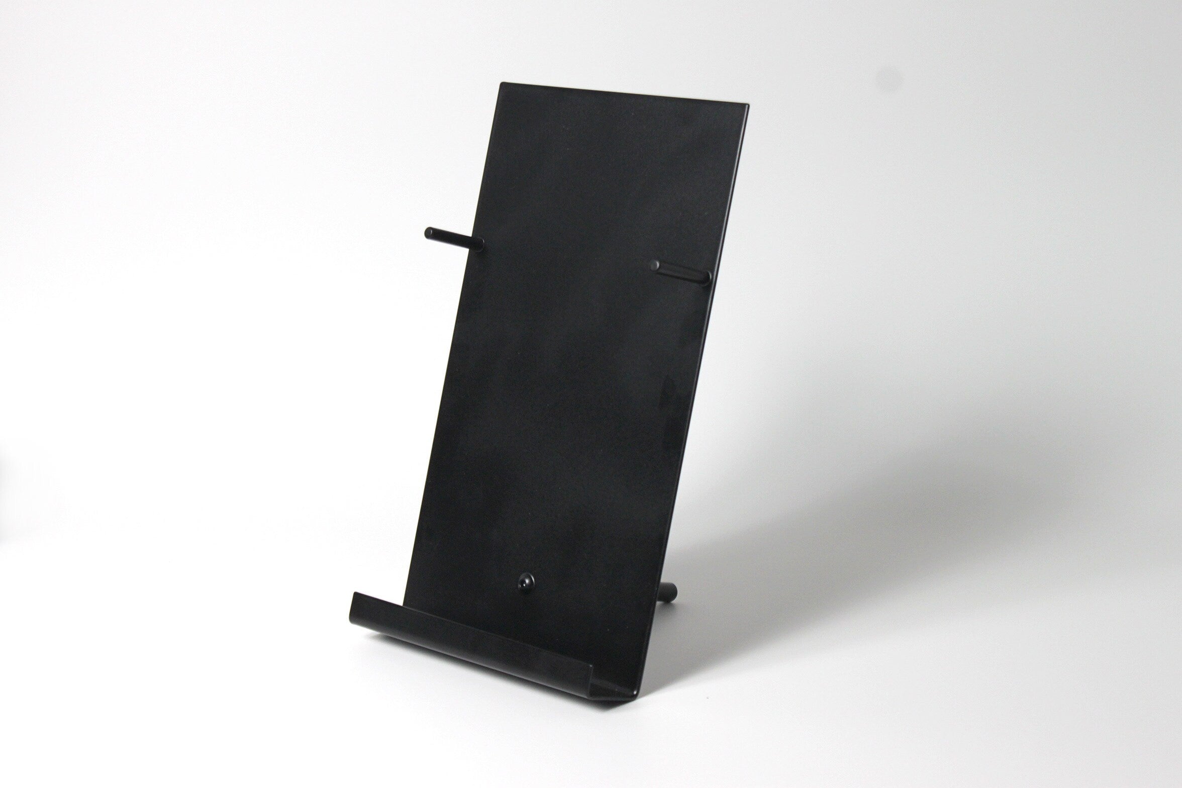 Minimalist Steel Brochure Holder: DL Size Information Stand