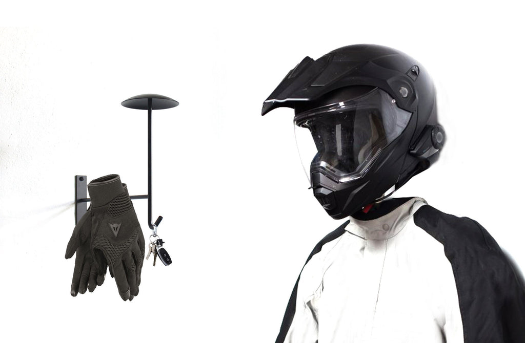 Wall Mount Hook: Helmet, Hat, Coat & Accessory Organizer
