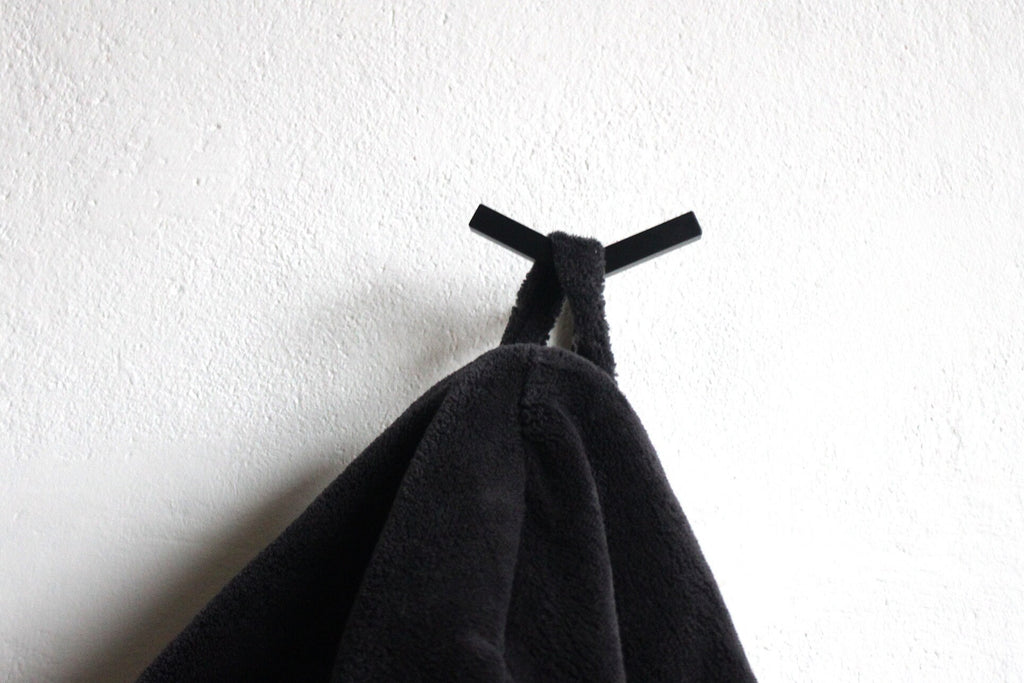 Bathroom hooks hanger - metal steel welded powder coated hook - Towel or accessories holder