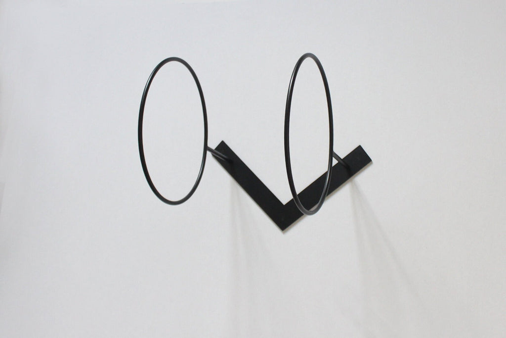 Wall Mount Yoga Mat Holder: Metal Exercise Ball Rack