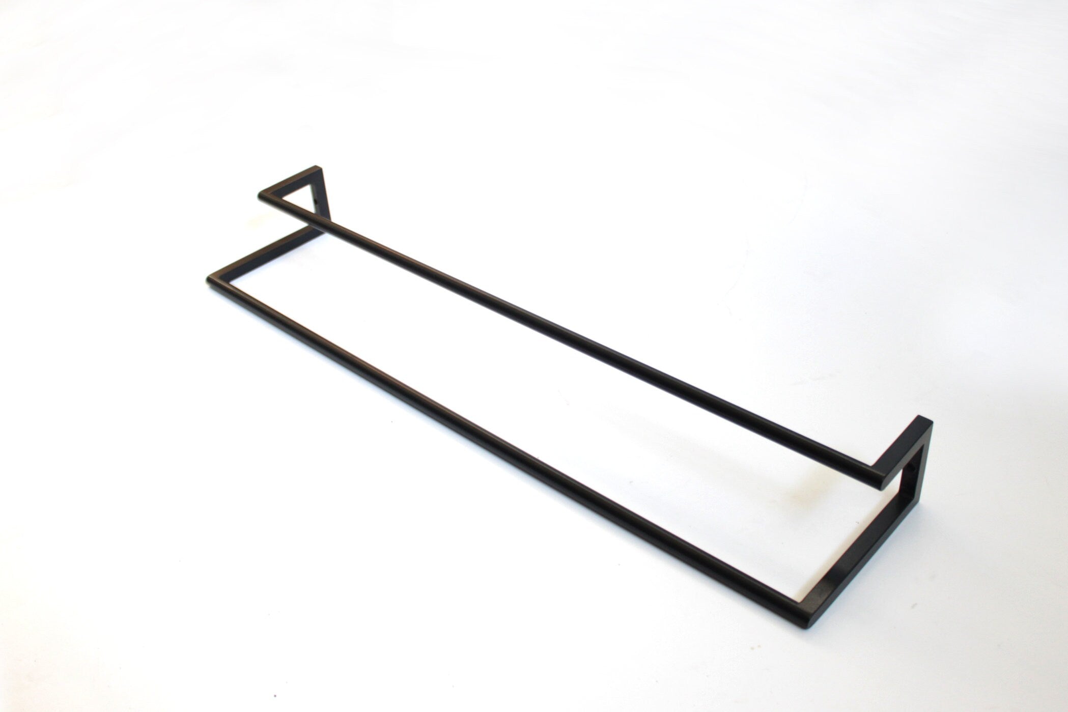 Wall Mounted Metal Shoe Rack: Industrial Entryway Organizer