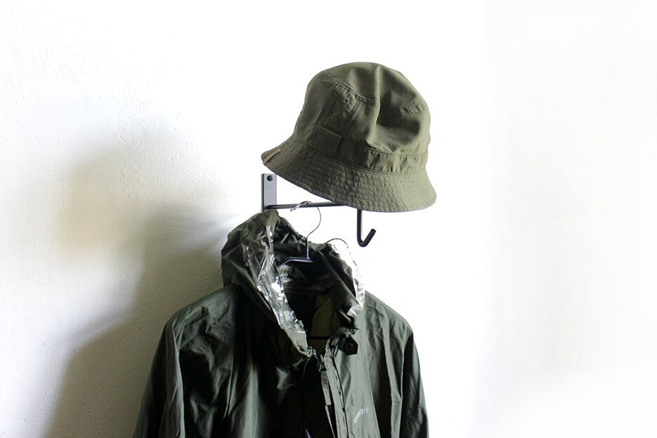 Wall Mounted Hat and Helmet Rack: Multi-Function Display