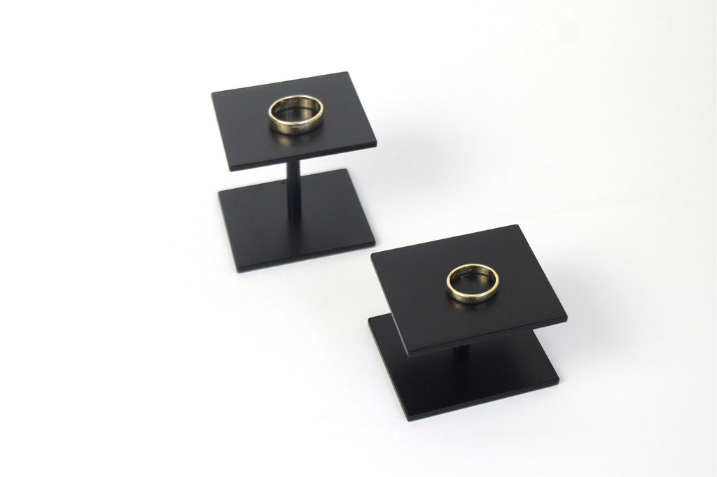 Steel Jewelry Display Stand Set: Modern Exhibition Stands
