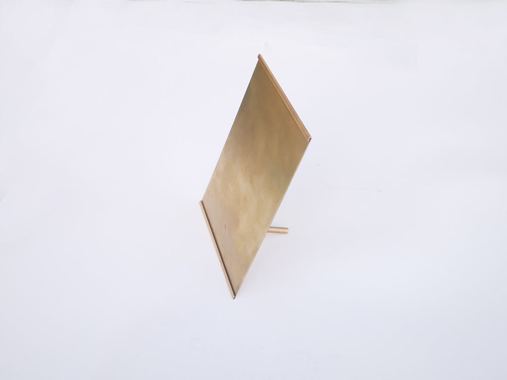 A5 Brass Desk Stand: Menu, Pricing, Information Holder