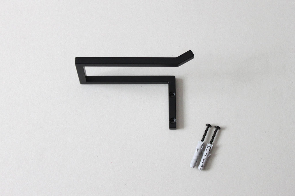 Wall Mounted Toilet Paper Roll Holder: Powder Coated Steel