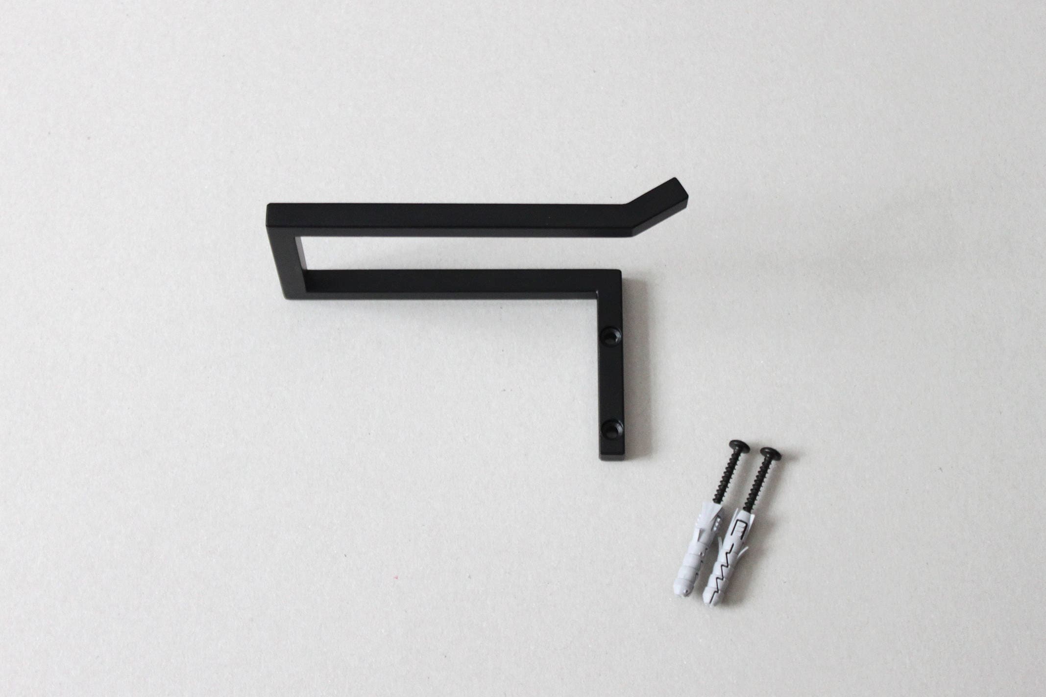 Wall Mounted Toilet Paper Roll Holder: Powder Coated Steel