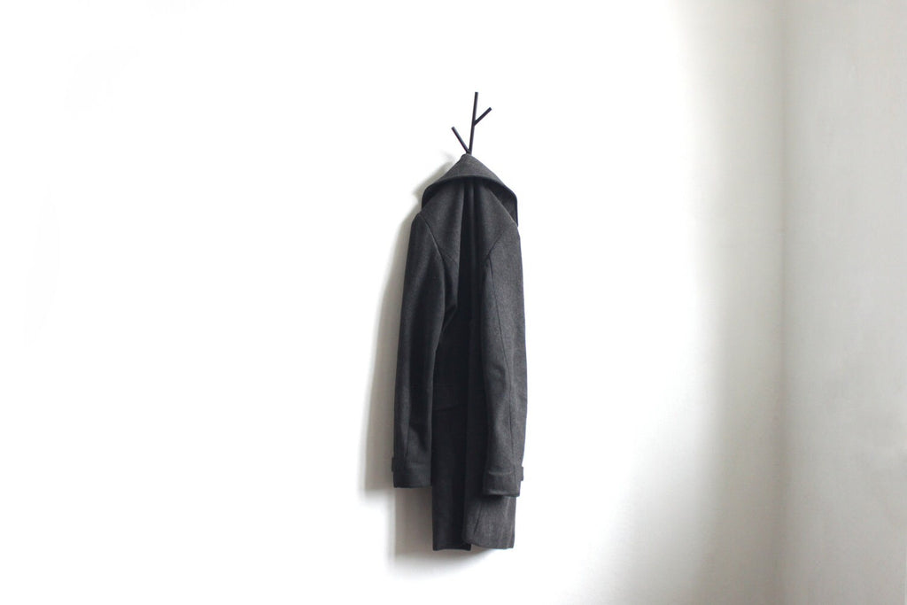 Twig hooks hanger - metal steel welded powder coated twig - coat or accessories holder