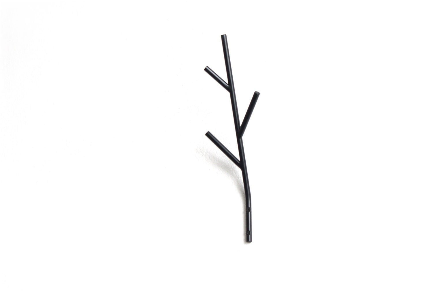 Metal Twig Wall Hook: Powder Coated Steel Coat Rack