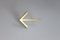 Metal Arrow Wall Decor: Modern Directional Sign