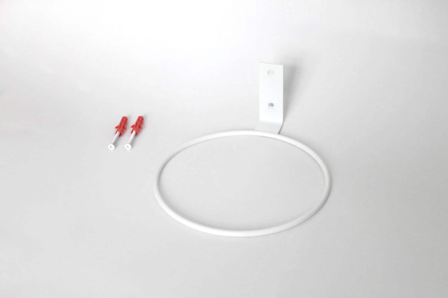 Wall Mount Metal Ball Holder: Sports Ball Display Ring