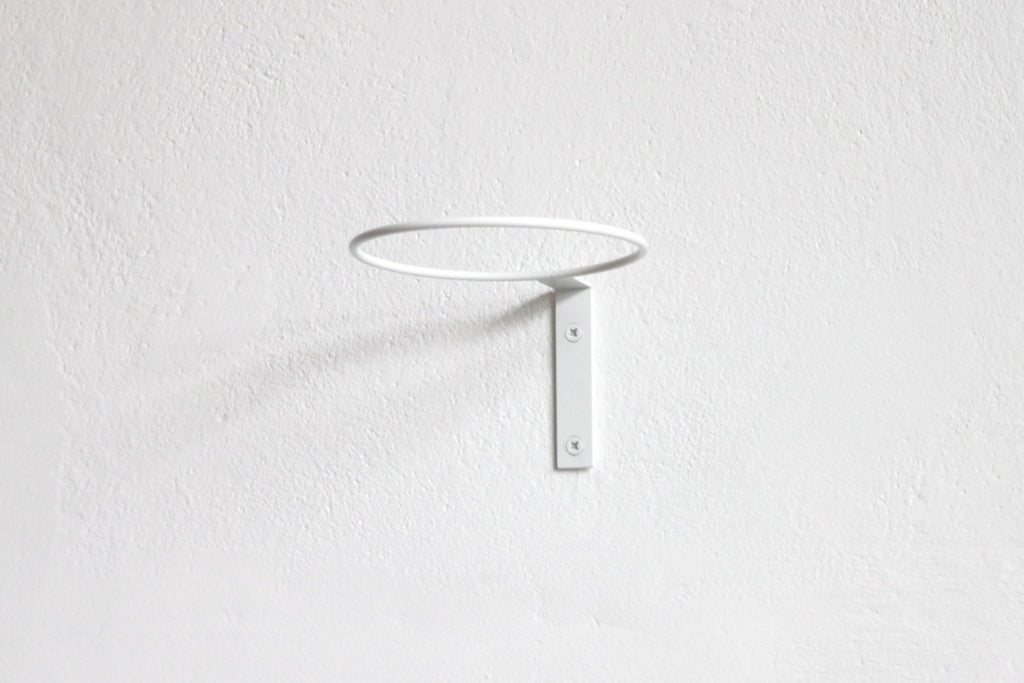 Plant-hold, Wall Mount Metal Flower Pot Ring Holder