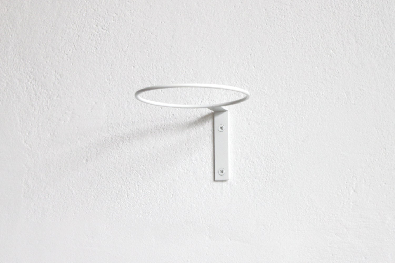 Plant-hold, Wall Mount Metal Flower Pot Ring Holder