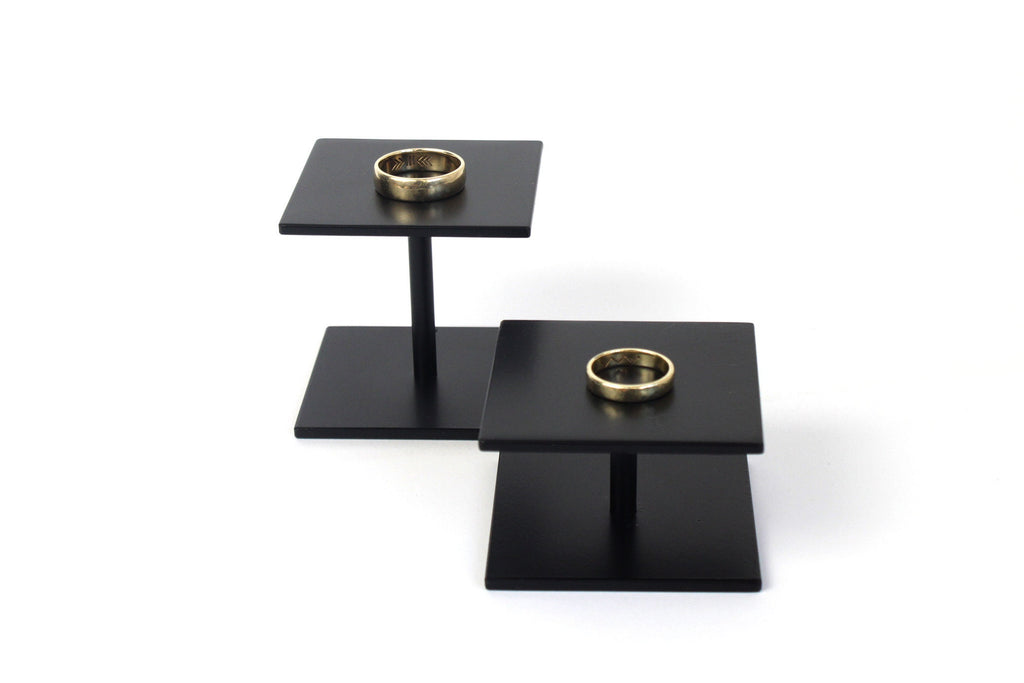 Steel Jewelry Display Stand Set: Modern Exhibition Stands