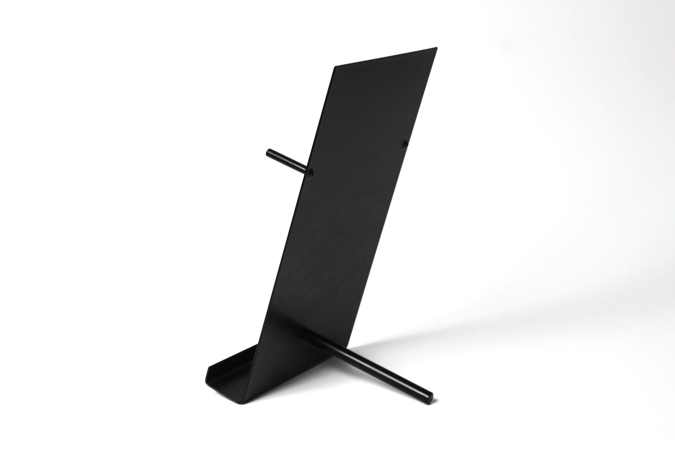 Minimalist Steel Brochure Holder: DL Size Information Stand
