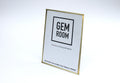 A5 Brass Desk Stand: Menu, Pricing, Information Holder