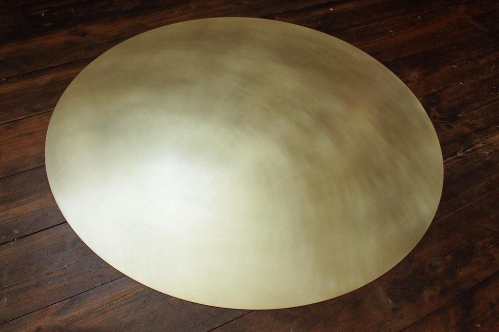 Custom Brass Floor Plate: Fireplace & Stove Spark Protection