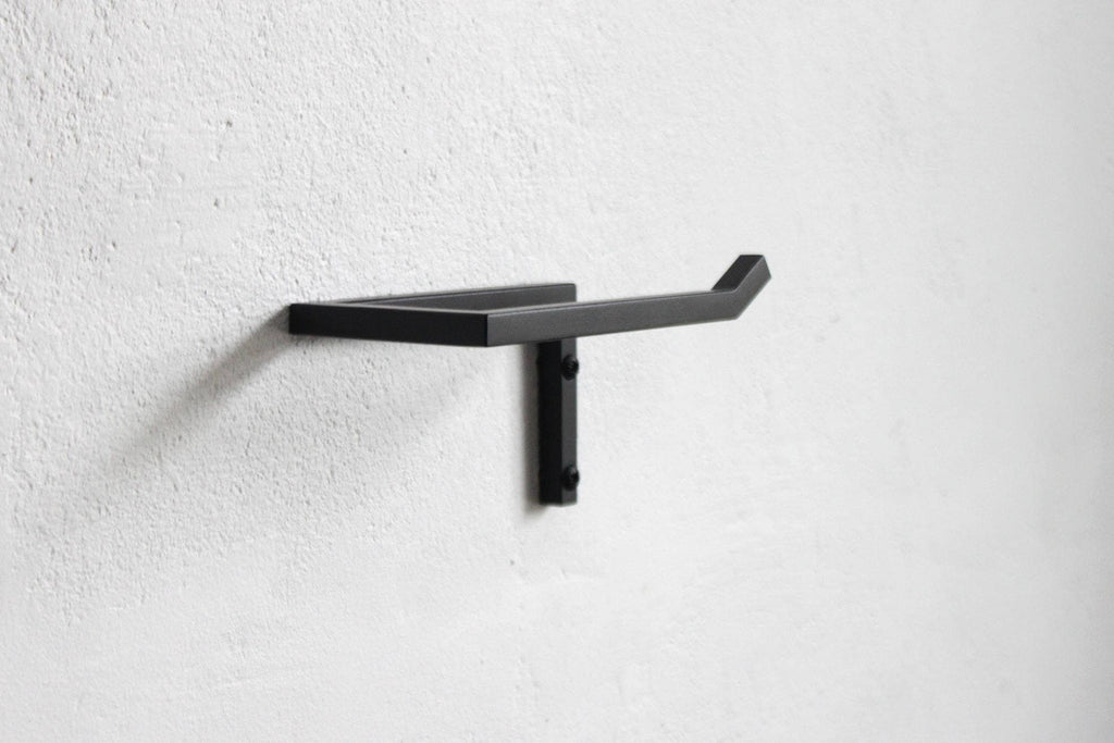 Wall Mounted Toilet Paper Roll Holder: Powder Coated Steel