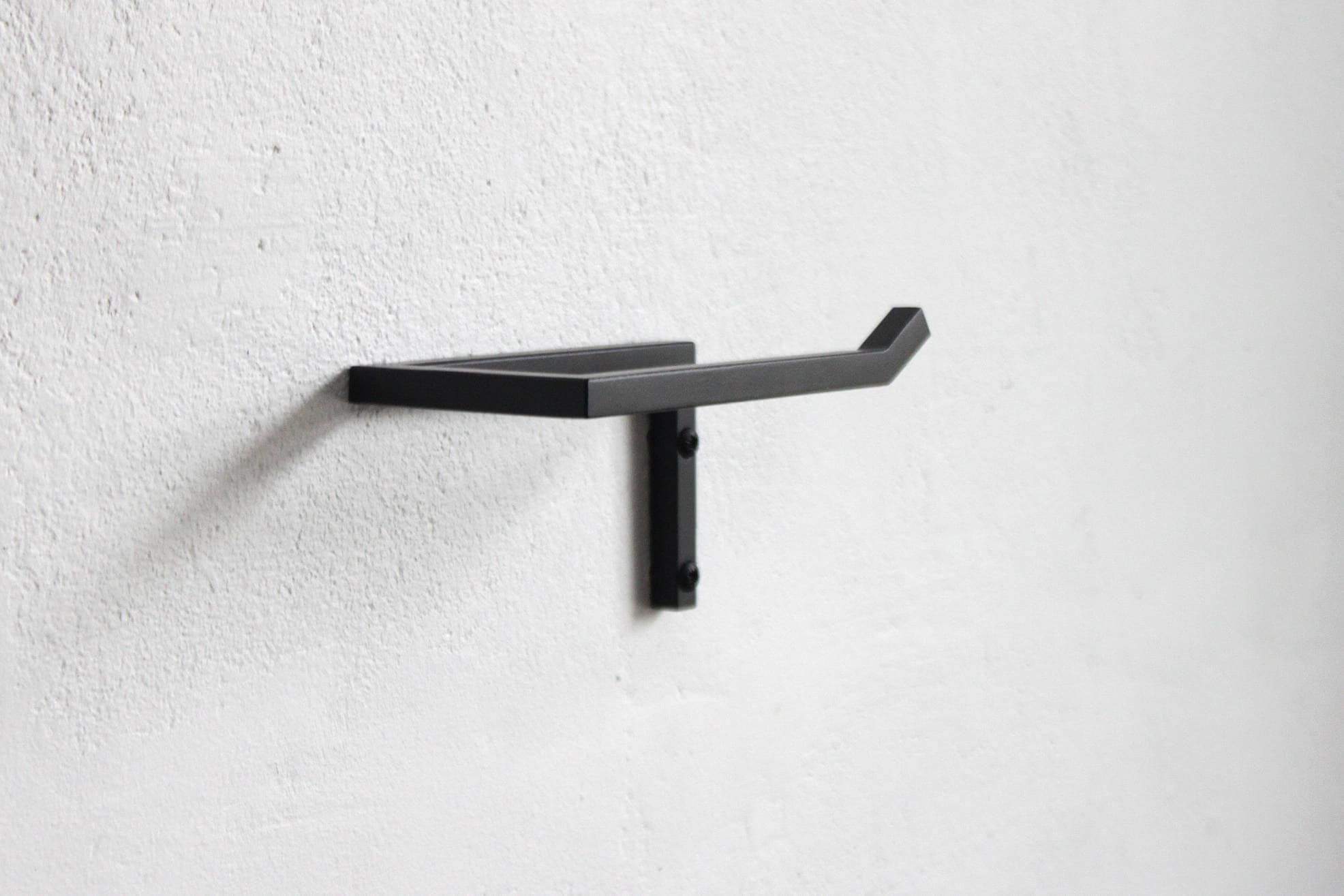 Wall Mounted Toilet Paper Roll Holder: Powder Coated Steel