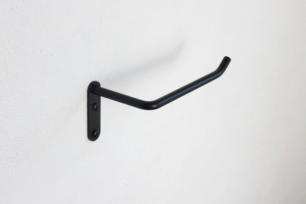 Minimalist Bathroom Accessories Set: Powder Coated Steel Towel, Toilet Paper & Hook Holder