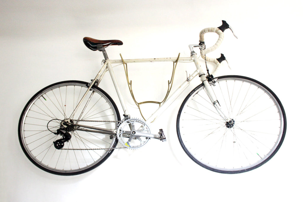 Deer Antler Bike Rack: Handmade Steel Bike Hanger