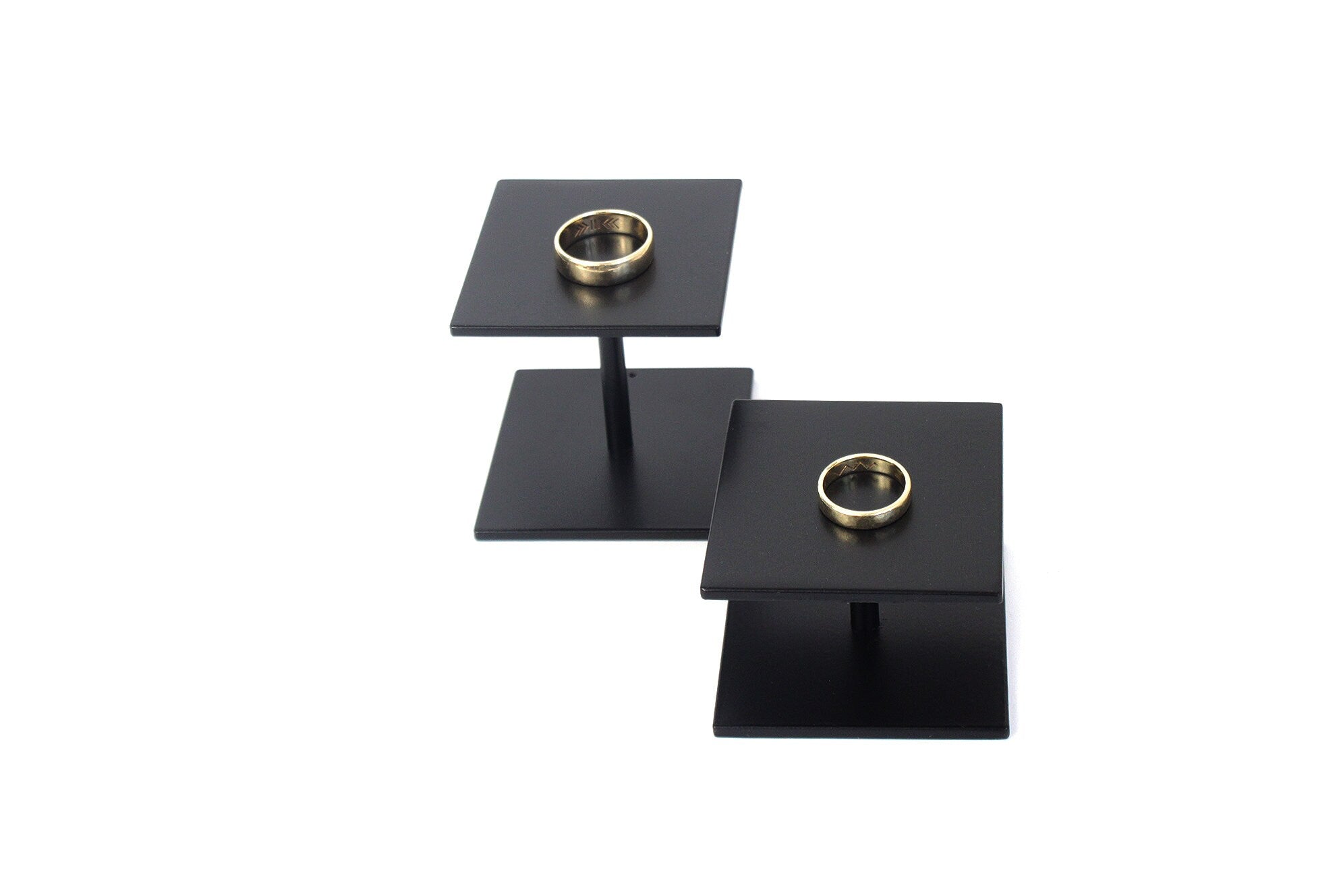 Steel Jewelry Display Stand Set: Modern Exhibition Stands