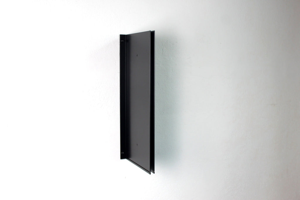 Minimalist Metal Wall Signage: Double Sided Paper Print Holder