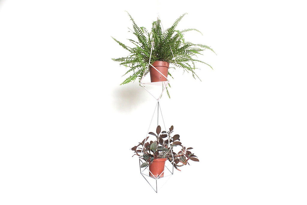 Geometric hanging planter - Plant hanger ''Crystal'' from ''GEM collection''