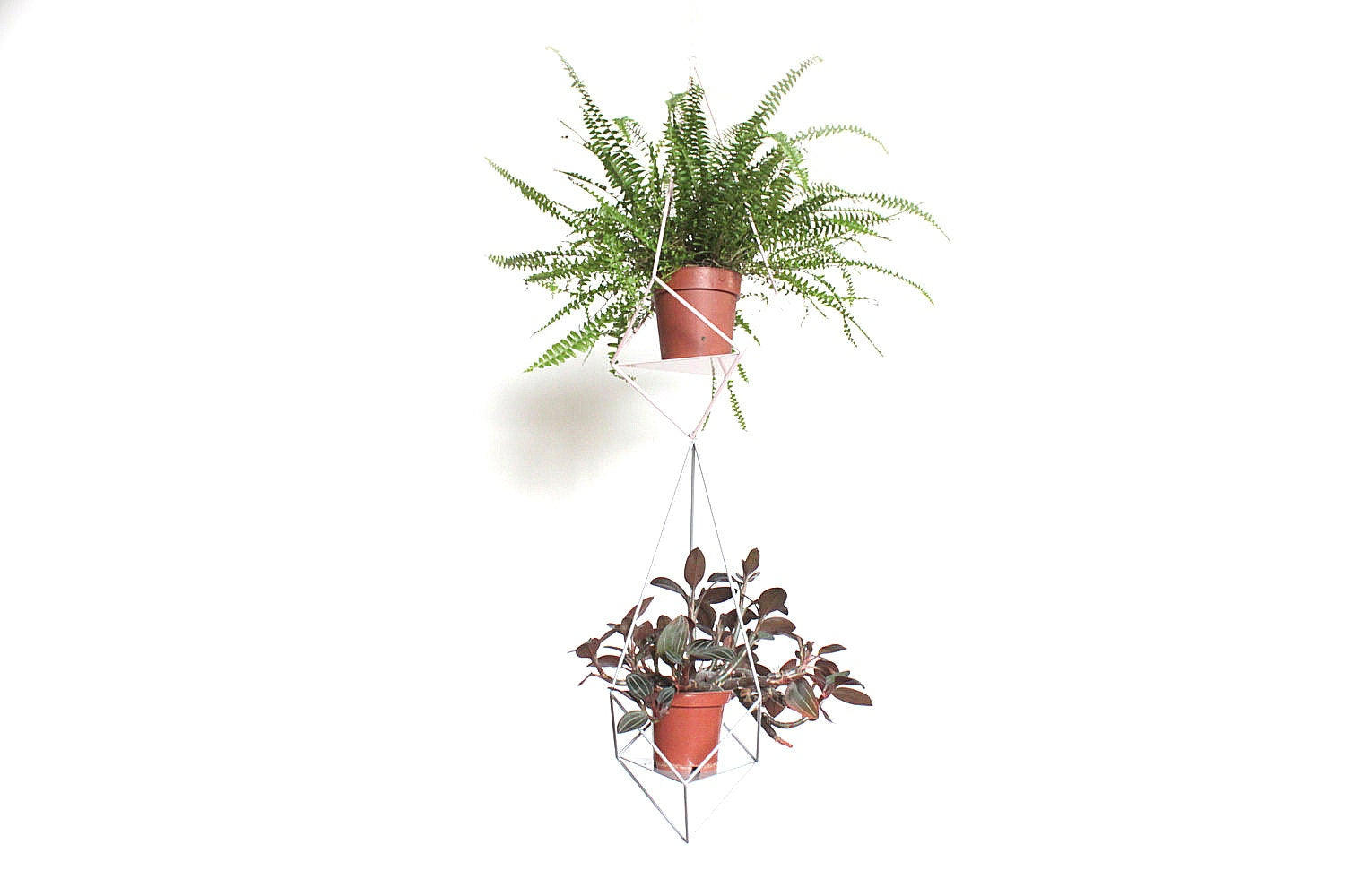 Geometric hanging planter - Plant hanger ''Crystal'' from ''GEM collection''