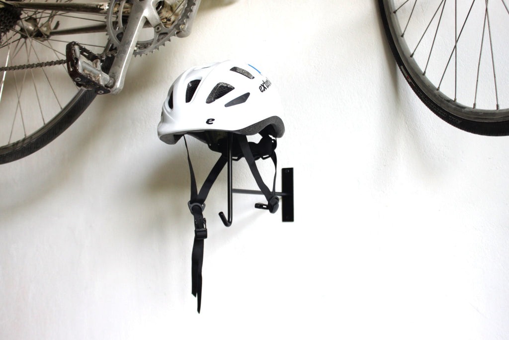 Wall Mounted Hat and Helmet Rack: Multi-Function Display