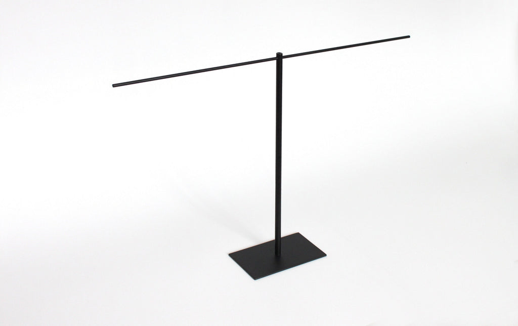Black Steel Jewelry Stand: Necklace & Accessory Display