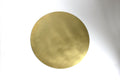 Raw Brass Round Display Plate: Gem Base (30cm or Custom)