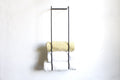 Wall Mount Towel Holder: Solid Steel Bathroom Organizer