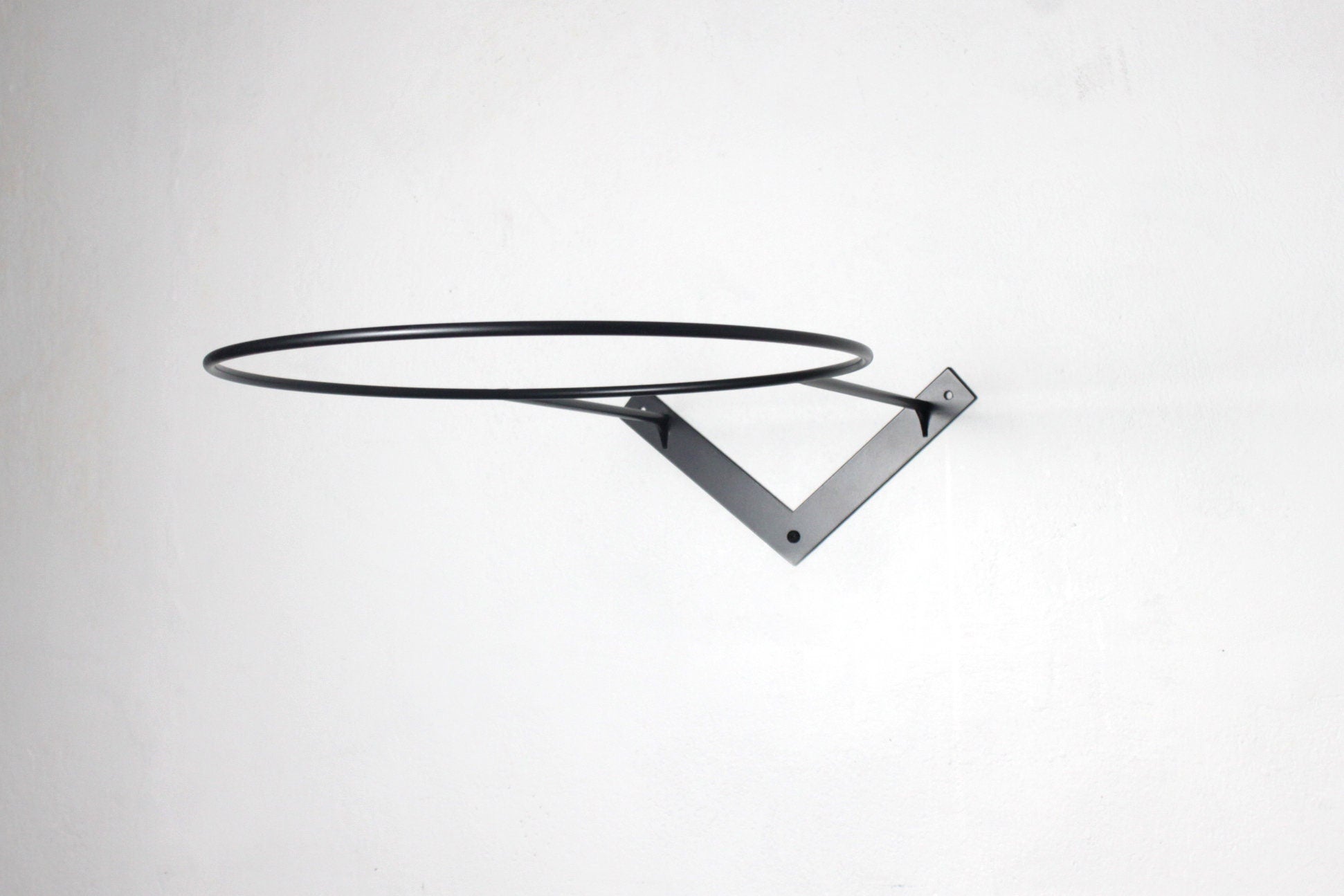 XL Yoga Ball Holder: Wall Mount Metal Rack (up to 85cm)