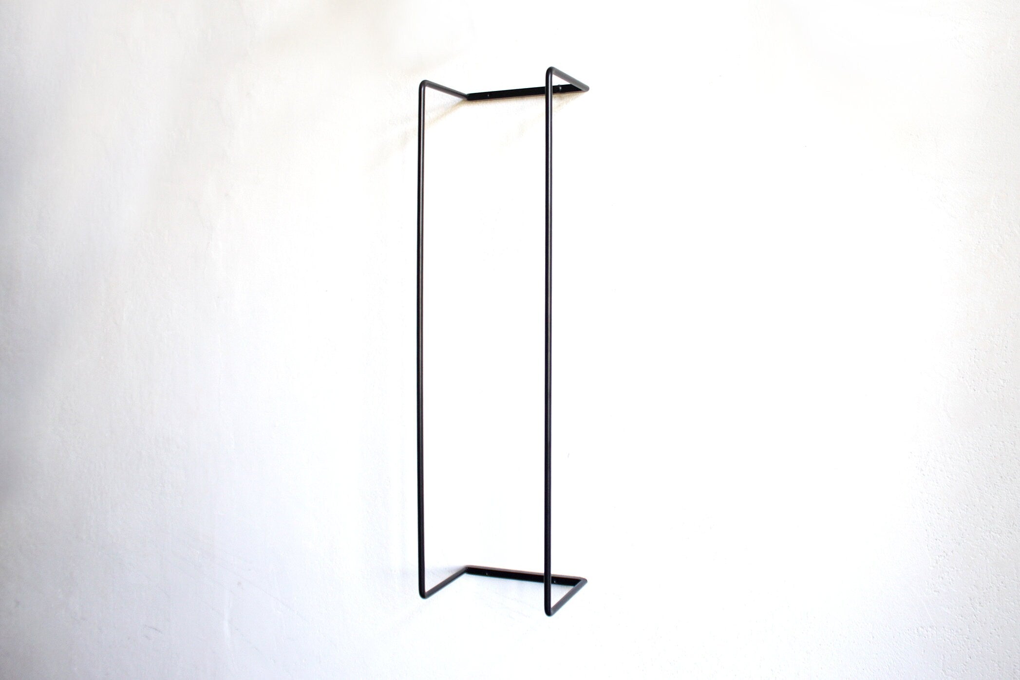 Wall Mount Towel Holder: Solid Steel Bathroom Organizer